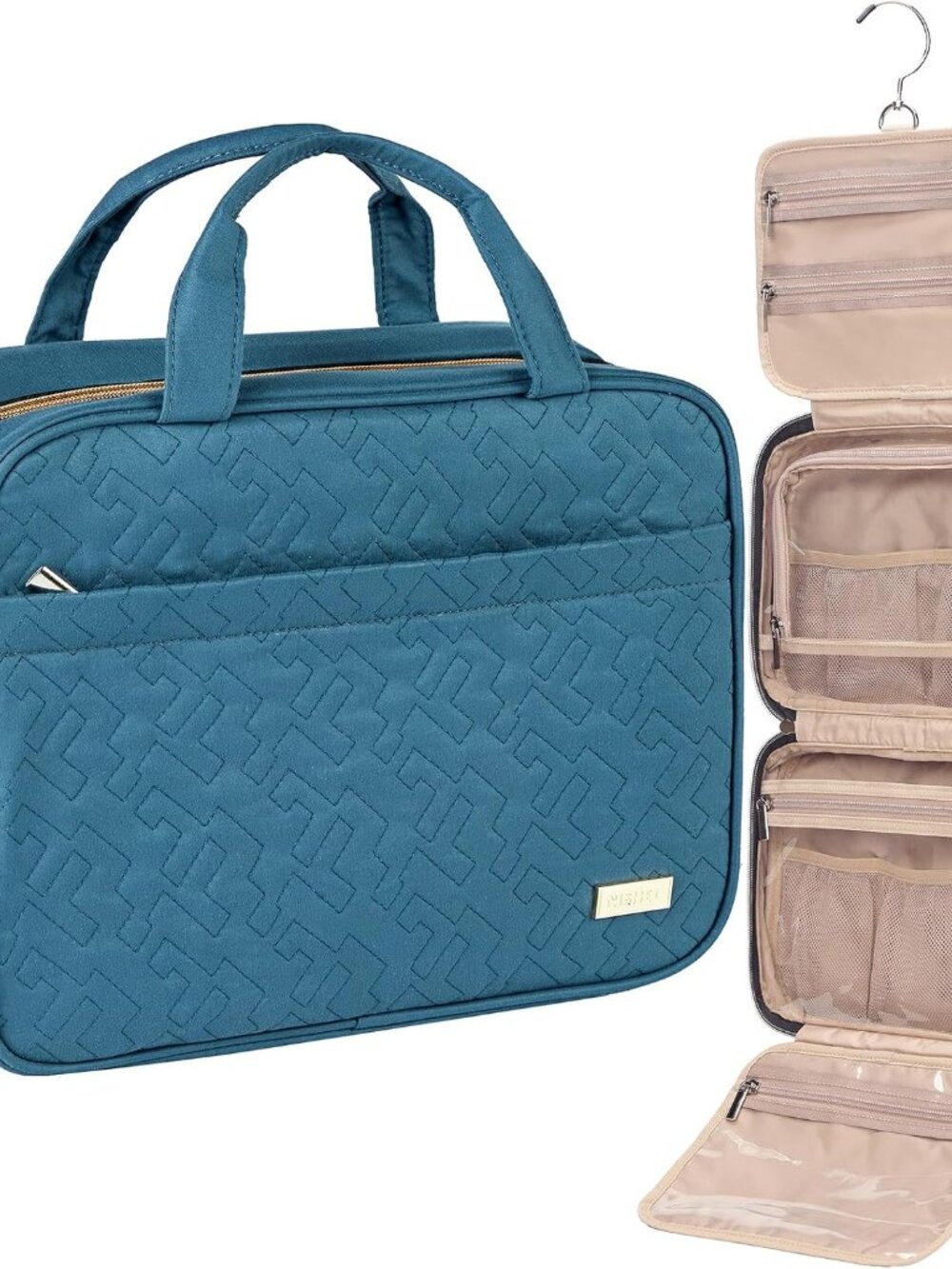 Travel Toiletry Bag for women, Portable Hanging makeup Organizer | for Travel-Si